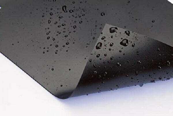 Black PVC liner 0,5 mm thick